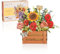 ROWOOD Puzzle 3D Ramo de Flores de Madera con Caja de Cerca, Kit de Modelado de Flores Artificiales, Kit de Manualidades para Adultos, decoración del hogar