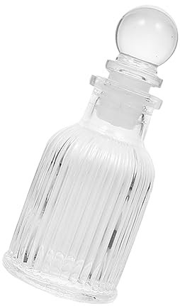 Cabilock Bottiglia Di Vetro Per Bitter Mini Bottiglia Di Bitter Portatile Trasparente Tappo Ermetico