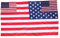 BESPORTBLE 2 Pièces drapeaux du 4 juillet jour de l'indépendance drapeaux du monde tenue patriotique Cape patriotique horloge drapeau pour réunion sportive manteau de drapeau américain