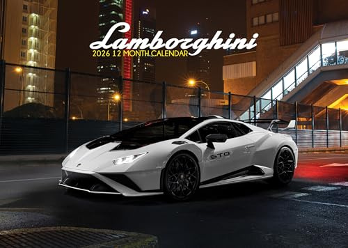 Lambo Supercar Car Kalender 2026, A3, Wirobound, vollfarbig