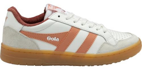 Gola Damen Sneakers Eagle '86 White Terracotta red Ochre Gum