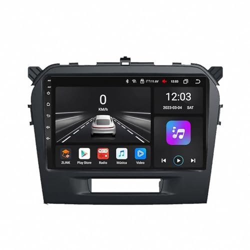 2 Din Android Radio Bluetooth per Suzuki Grand Vitara 2014-2018 Android 15 9 Inches Auto Display Fm Am Bluetooth Usb Per, 4 Core 2G+32G
