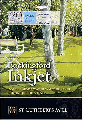 Bockingford 940 A3+ (330mm x 483mm) 190 gsm Inkjet Watercolour Paper (Pack of 20)