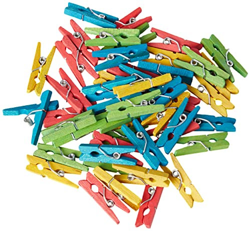 Rayher, Mollette Fermapacco Piccole, 48 Pezzi, 2,5 Cm