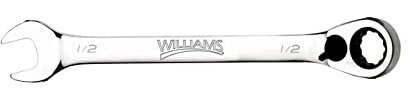Williams 1216rc Knarren-Ring-Maulschlüssel, 12 Point, 1/2 Zoll