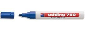Edding 750 Bullet Tip Paint Marker Medium Blue (Pack of 10) 750-003