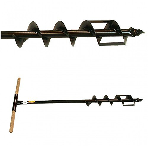 Polar 5520 Erdlochbohrer Ø 90 mm Pfahlbohrer Erdbohrer Handbohrer Länge 107 cm