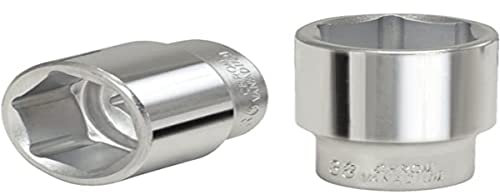 KS Tools 911.3440 - Douille 6 pans - 3/4'' - 40 mm - Version courte - Chrome Vanadium - Finition satinée