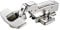 Hettich 9135029 Topfscharnier (Scharnier) Sensys IL, vernickelt, 35 mm-1 Stück mit Abdeckkappe