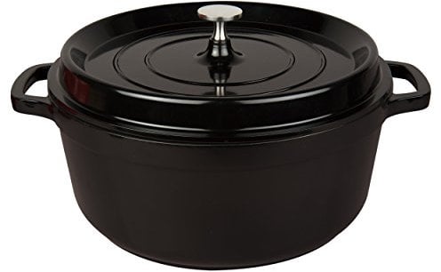 Masterpan Non-Stick Dutch Oven Casserole Dish with Lid 28cm / 6.6L | Induction Ready Casserole Dishes with Lids Oven Proof | Oven Dish, Casserole Pot, Stew Pot, Dutch Oven for Bread Making, Dutch Pot