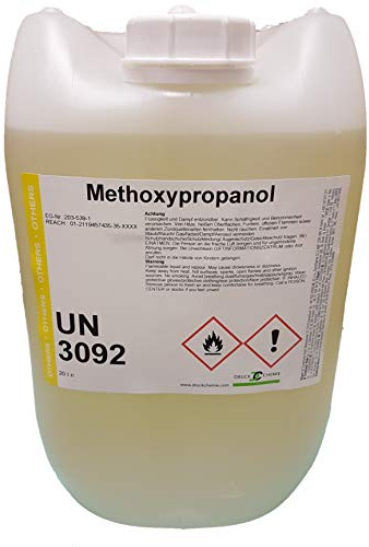 Methoxypropanol - 2 x 10 Liter Kanister - 1-Methoxy-2-Propanol - Hochwertiges Verdünnungsmittel & Lösungsmittel - Geeignet zur Lackherstellung
