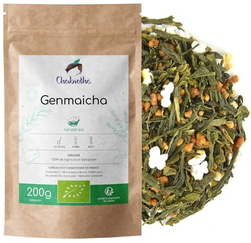 Té verde japonés Genmaicha BIO 200g - orgánico Té verde con arroz