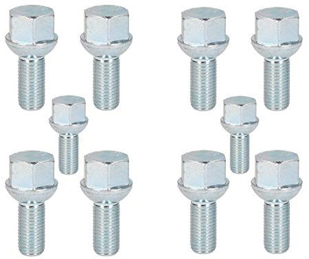 10pk M12 x 1.5 Vis sphériques de roue remorque Ifor Williams Indespension Knott
