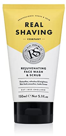 The Real Shaving Company Rejuvenating Wash Face And Scrub 180g
