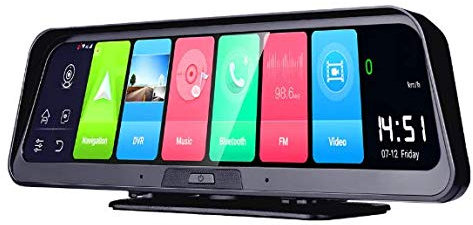 Bluavido 10 IPS Car DVR Camera GPS 4G Android 8.1 ADAS FHD 1080P Dash cam Dual Lens car video Recorder Night Vision Remote view