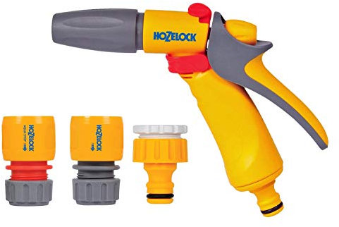 H O Z E L O C K Hozelock Starter Set Basic Garden Spray Nozzle Garden Nozzle Garden Spray Nozzle + Adapter
