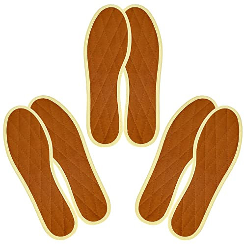 Japanwelt Les Tongs Zimtsohlen I mit 100% natürlichem Zimt, Einlegesohlen-Zimt Schuhsohlen, gegen Schweißgeruch Schweißfüße Anti-Schweiß, Schuh-Einlagen für Damen & Herren - 3er Set, Braun
