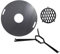 Komplettset - Feuerplatte 100cm 6mm + Abstandshalter + Grilleinsatz #201