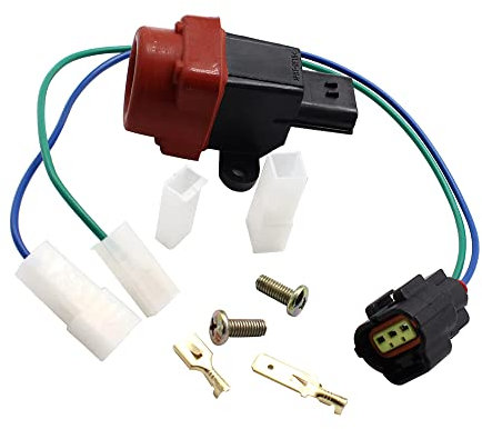 QIONGHA First Inertia Switch Vehicle Crash Sensor Standard Ignition Electric Fuel Pump, Black