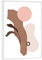 artboxONE Poster mit weißem Rahmen 18x13 cm Natur Blush Nature Impressions - Bild Nature Formen Holiday