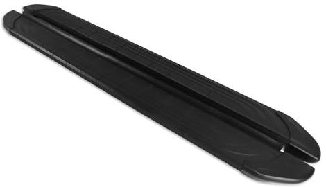 Lot de 2 marchepieds latéraux en aluminium noir pour Toyota Hilux DoubleCab 2015-2025