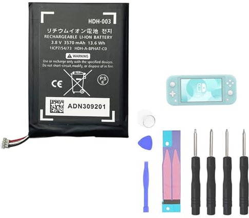 Aousavo HDH-003 Replacement Battery Compatible with Switch Lite Game HDH-001