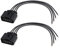 ECSiNG 2 Stück Auto 4-Pin Zündspule Stecker Kabelbaum 1J0973724 kompatibel mit Audi kompatibel mit Skoda Automotive Zündspule Teile