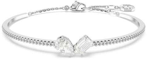 Swarovski Mesmera Armband, Rhodiniertes Damenarmband mit Strahlenden Swarovski Kristallen