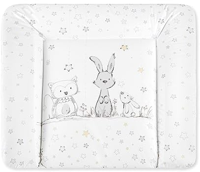 Julius Zöllner Wickelauflage Softy 85x75 cm - Wickelunterlage - wasserdicht und abwischbar - Made in Germany – Oeko-Tex Standard 100 – Sternenfreunde