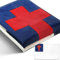 Bandera cristiana de la serie EverStrong de Anley, nailon resistente de 3 x 5 pies, rayas bordadas y cosidas, 4 filas de costuras de bloqueo, banderas religiosas con ojales de latón de 3 x 5 pies