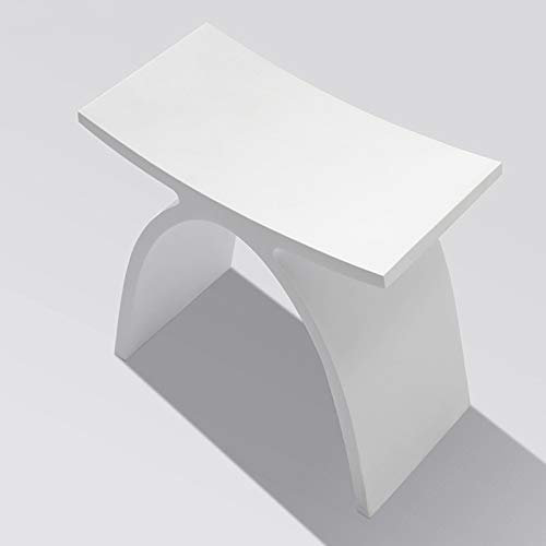 GaRcan Bathroom Seat Bench Matt Solid Sauna Stool Curved Shower Enclosure Chair Leisure Bathroom Stool