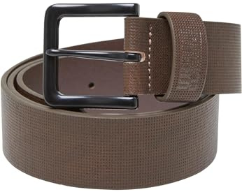 Urban Classics Unisex Gürtel Fake Leather Belt, Unisex Gürtel mit Dornschließe, aus Polyester, perfektes Accessoire, Größen S-XL