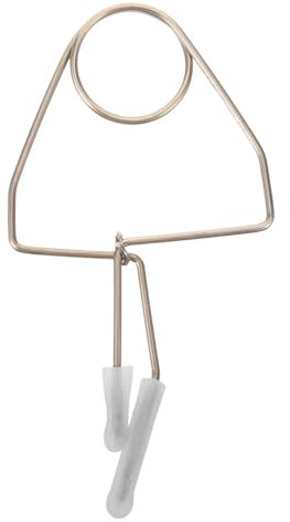 DRESSOOS Edelstahl Flötenreparatur Clip Flötenwartungszubehör für Blasinstrumente Indentation Clip für Flöten Reparaturwerkzeug für Musikinstrumente Flöten Zubehör
