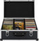 Gecheer CD Storage Boxes CD Case CD Holder Case CD Wallet for 60 CDs Aluminium ABS Black