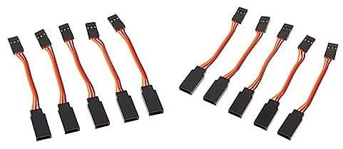 2X 5 Stück 50mm JR45 Buchse Servo Verlängerungskabel Adapter DIY für JR