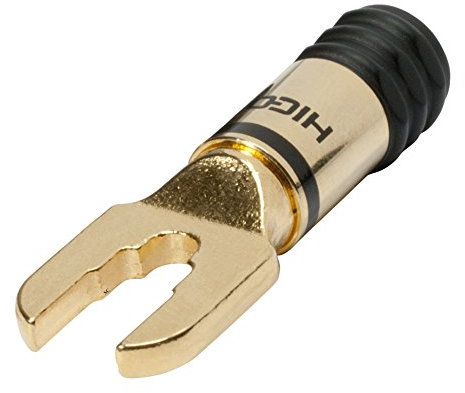 Sommer Cable HICON HI-CT05 Kabelschuh für Kabel mit 1,5-6mm² Querschnitt echtvergoldet schwarz kodiert - HI-CT05-BLK