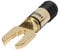 Sommer Cable HICON HI-CT05 Kabelschuh für Kabel mit 1,5-6mm² Querschnitt echtvergoldet schwarz kodiert - HI-CT05-BLK
