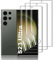 DYNASCO 3 Piezas Protector de Pantalla para Samsung Galaxy S23 Ultra, Película de TPU Hidrogel Flexible para Galaxy S23 Ultra 6.8, Admite Función de Huella Dactilar, Sin Burbujas, Fácil Instalación