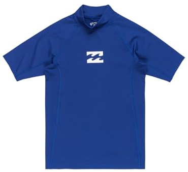 Billabong Jungen Waves All Day Boys SS S/SL Surf Tee, Dark Cobalt, XL