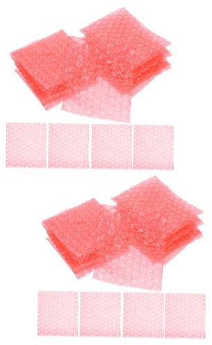 SOLUSTRE 200stücke Anti- Luftpolster Versandtaschen Rote Dicke Blasenbeutel Für Sicheren Versand Und Lagerung Für Empfindliche
