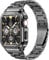 MioHHR Stainless Steel Watch Band with Case Compatible with Apple Watch Series 10 42mm,Rugged Strap with Metal Protective Bumper Cover for iWatch Band Men(Space Grey)