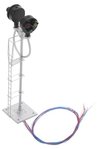 KOMBIUDA Modelleisenbahn-signalleuchte Formdekoration Low-Light-Modell Miniaturmöbel Dekoratives Puppenhaus Künstliche Dekoration Deckenventilator-licht-reißverschluss Rostfreier Stahl