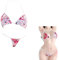 Ensemble Soutien-Gorge et Culotte Mignons Micro Bikini Anime Japonais Cosplay String Bikini Lolita Dessin animé Images