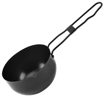 HEALEEP Mini Iron Stew Pot Deep Cooking Pan for Outdoor Picnic Energy Saving Heating Easy to Clean Diameter for Soups Sauces