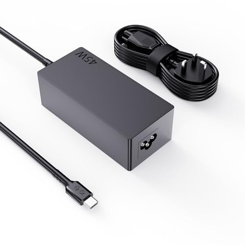 USB-C Laptop Charger 45W Compatible with Acer Chromebook Spin 311 315 CB315 CB311 CP311 CP315 CB315-1H CP713 C933 CB5-312T R751T, HP, Lenovo, Dell, Asus, Samsung, Google Chromebook AC Adapter