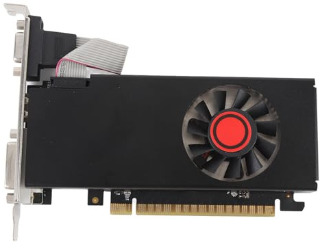Jiawu 750 Ti Graphics Card, 4GB DDR5 128 Bit Video Card, PCIe 2.0 16X Gaming Graphics Cards, Support DVI VGA HDMI, Fits Wins​ 11, 10, 8, 8.1, 7, Vista, Linux,​ FreeBSD X86