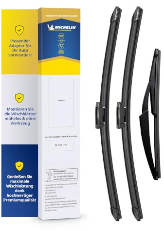 MICHELIN Perfect Fit 207H Scheibenwischer Set 550/470mm + 290mm | Kompatibel mit: Dacia Logan 2, Sandero 2.