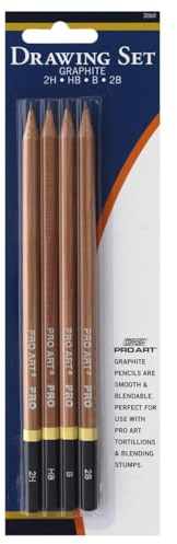 GOLDEN Drawing Set, 4 Count (Pack of 1), Graphite