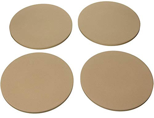 Pizzacraft pc0003 20,3 cm rund Keramik Mini Baking/Pizza Stones, Set 4 0 0