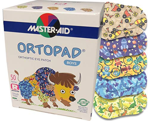 Ortopad Boys Eye Patches, 1 Pack of 50 Patches (Regular)